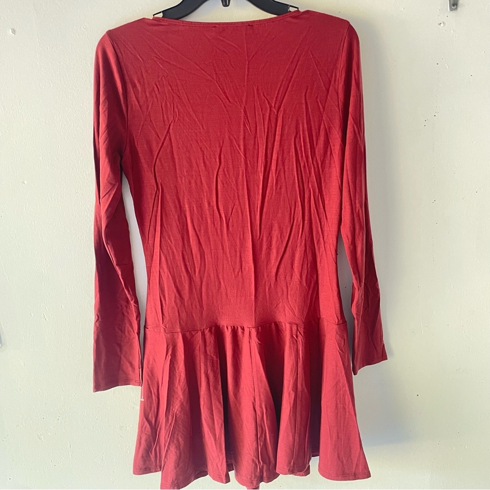 Reformation coen square neck long sleeve dress 37932 - Picture 5 of 9